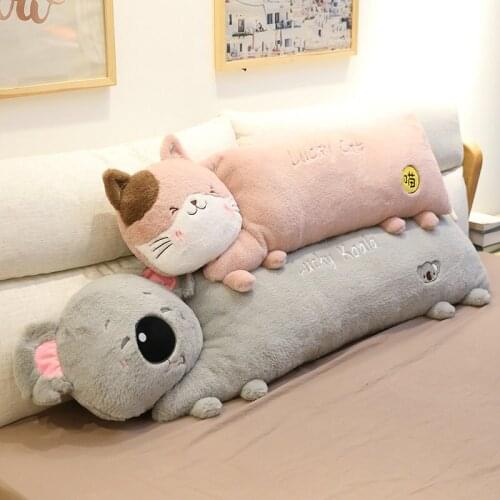 130cm Cute Koala Plush Toys Kawai Cat Cloth Doll Stuffed Animal Elephant Pillow Cushion Sleepping Soft Sofa Brithday Gifts Baby