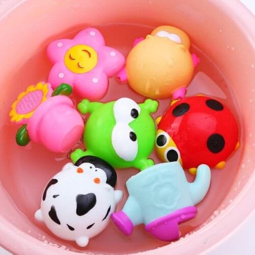 7Pcs Baby Cartoon Water Spray Animal Swimming Play Float Game Shower Bath Toy