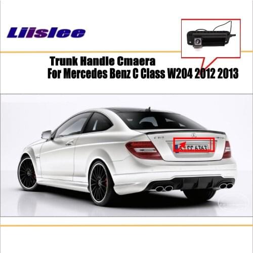 Car Rear View Camera For Mercedes Benz C Class W204 2012 2013 2014 Parking Camera Trunk Handle Auto Accessories Backup Camera