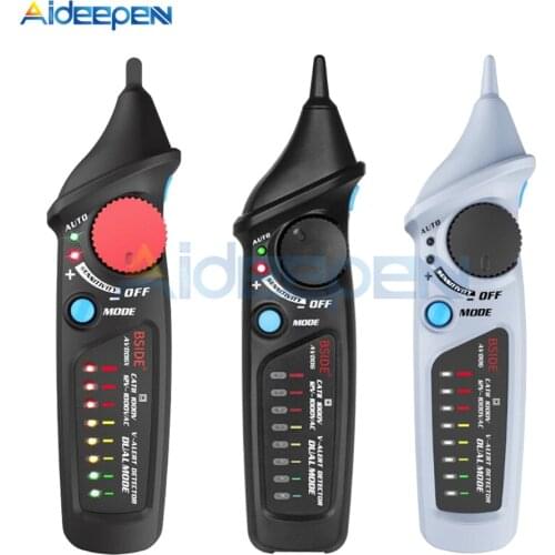 AVD06 NCV Non-Contact Voltage Detector Tester Socket Wall AC Power Outlet Live Test Pen Indicator 12~1000V Match Multimeter