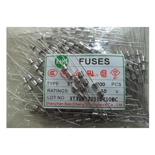 Free shipping 200PCS/LOT 3.6 * 10 fast-break fuse F3.15AL, 250V fuse 3.6X10