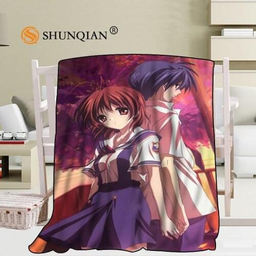 Clannad Blanket Blending Fabric 56x80inch50X60inch40X50inch Sofa Bed Throw Blanket Kid Adult Warm Blanket
