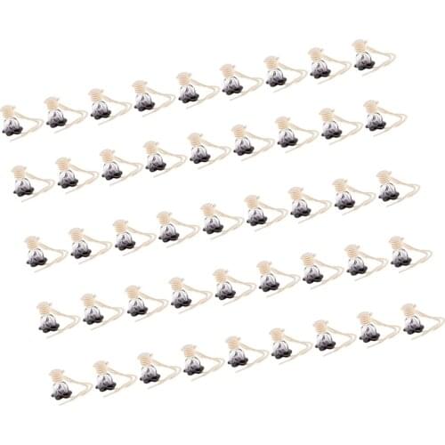 50Pcs 10ml Car Perfume Bottle Car-Styling Car Accessories Auto Ornament Perfume Pendant for Essential Oils Air Freshener Flower