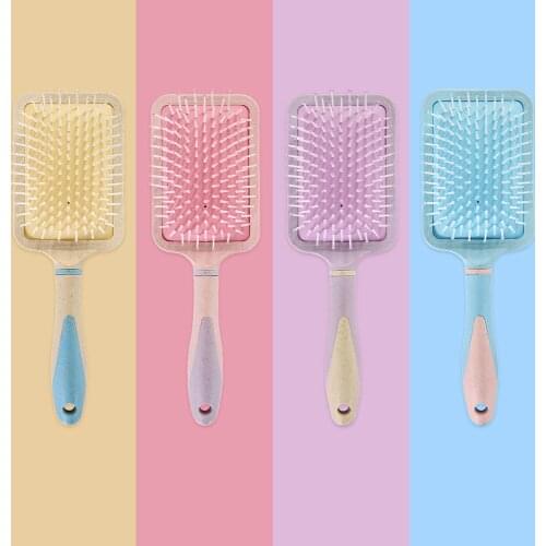 Candy Color Gasbag Comb Hair Scalp Massage Hairbrush Women Wet Curly Detangle Hair Brush For Salon Hairdressing Styling Tools
