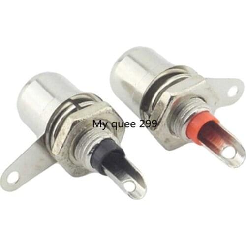 Lotus head F - head AV audio amplifier rca lotus socket head red black