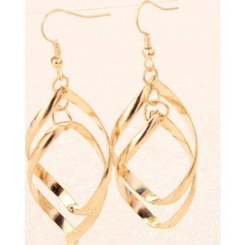 Fashion New Jewelry Double Earrings Lady Ol Earrings Jewelry Manufacturers wholesale Classic Fashion Super Bright Thorn Earrings