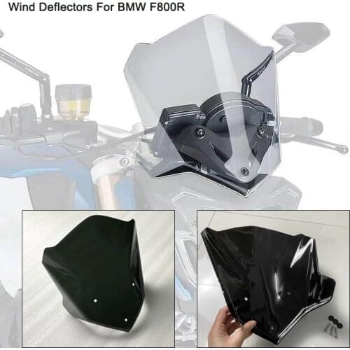 Motorcycle Windshield For BMW F800R 2015 2016 2017 2018 2019 Front Windshield WindScreen Wind Screen Shield Airflow Deflectors