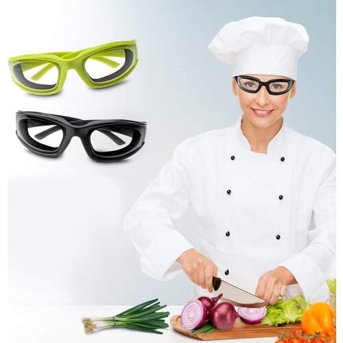 No-Tears No-Fog Onion Goggles Sponge Design Comfortable Vegetable Cutter Onion Protector Eye Tear less Glasses Kitchen Tool