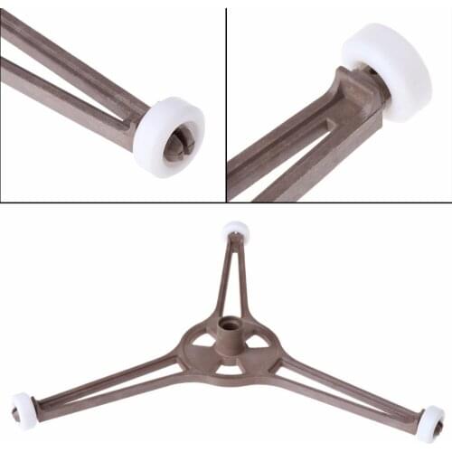 Microwave Oven Plastic Triangle Shaped Tray Support For 24.5cm Flat Glass Plate