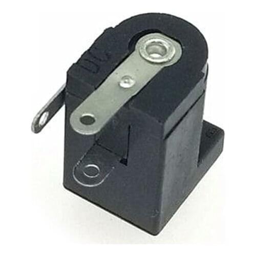 5pcs/lot DC002 Socket 3.5-1.1mm Power Outlet 3-pin Jack Socket Connector Interface Black Charging Port High Quality Household