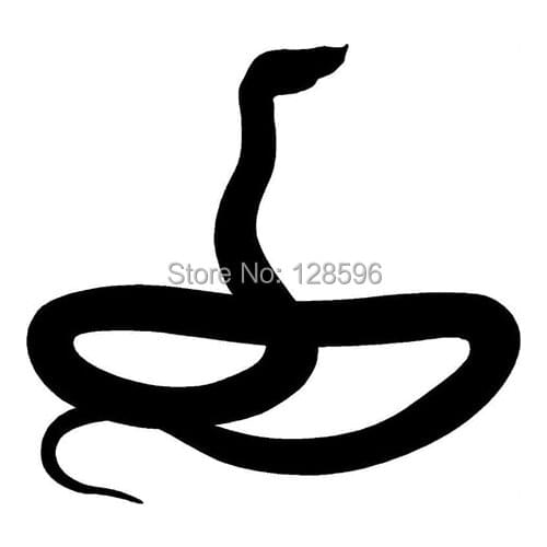 Snake Sticker for Car Window Decal Vinyl Laptop Boa Rattle Cobra Garden Poison Fun