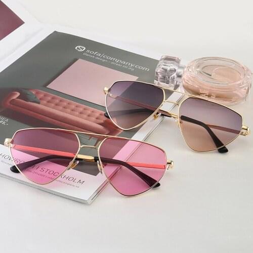 PAMASEN Heart Shape Web Celebrity Sunglasses For Women Sunglasses Metal Glasses Frame Women Sun glasses For Men Women UV400