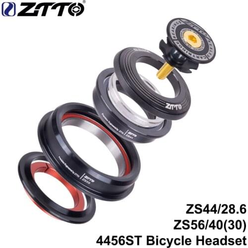 ZTTO 4456ST Mountain Bike Internal Headset 44mm 56mm Tapered Tube Fork Straight ZS44 ZS56 Bicycle Threadless Headset MTB Parts
