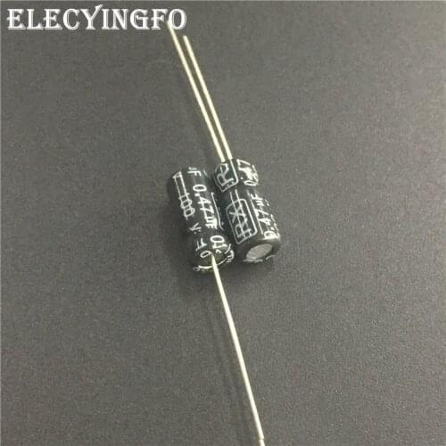 100pcs 0.47uF 100V0.47uf G-LUXON RX Series 5x11mm High Quality 100V0.47uF Aluminum Electrolytic capacitor