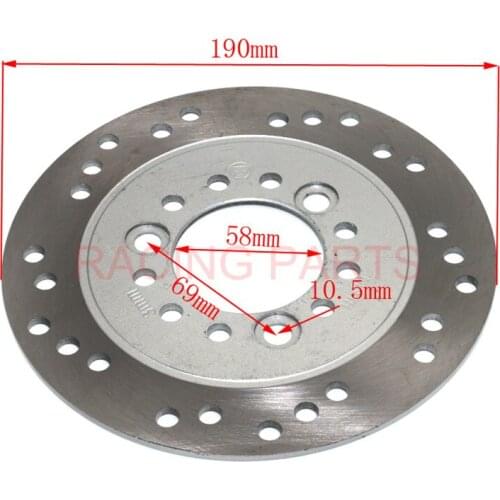 125cc Motorcycle Scooter Hydraulic Front Plate Disc Brake 190mm