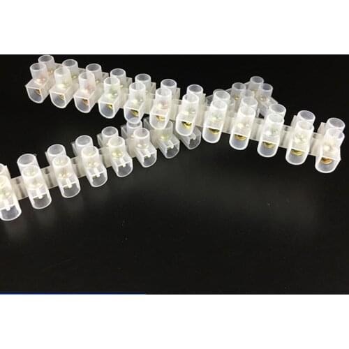 Professional factory for nylon screw terminal connector barrier terminal block teminagles 20A 14mm2