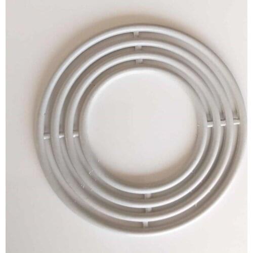 4lü Plastic Macrame Ring Medium Size No5