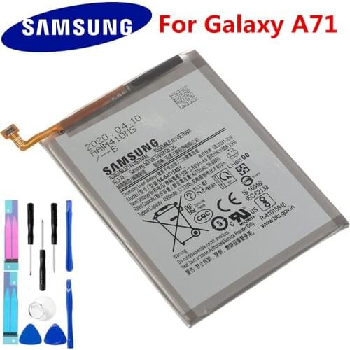 Samsung Original EB-BA715ABY Phone Battery For Samsung Galaxy A71 SM-A7160 Genuine Replacement Phone Battery EB-BA715ABY 4500mAh