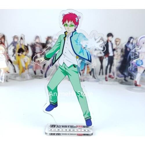Anime Saiki Kusuo no sai-nan figura The Disastrous Life of Saiki K. Nendou Riki acrylic dolls figure toy 15cm For Gift