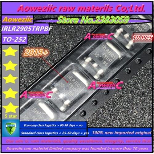 Aoweziic 2019+ 100% new imported original IRLR2905TRPBF LR2905 IRLR2905PBF IRLR2905 TO252 MOS FET 36A 55V