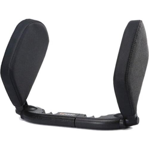 Car tecnologia Leather Pillow Seat Headrest Neck Safety Support Rest Sleeping Adjust pillow auto products For BMW Renault kia