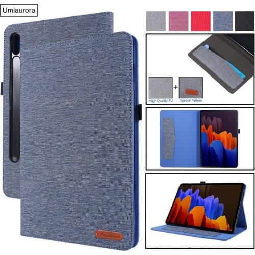 Case For Samsung Galaxy Tab S7 Plus 12.4 Case SM- T970 T975 Protective Cover For Tab S7 11 inch 2020 SM-T870 T875 Tablet Shell