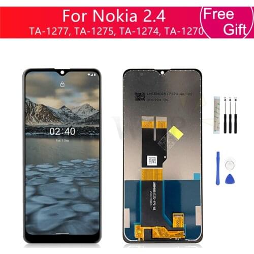 For Nokia 2.4 LCD Display Touch Screen Digitizer Assembly TA-1277, TA-1275, TA-1274, TA-1270 Display Repair parts
