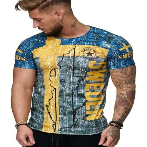 New letter print T-shirts Summer sports crew neck T shirt Mens pattern shirt Fashion Harajuku Hip Hop t-shirt Streetwear