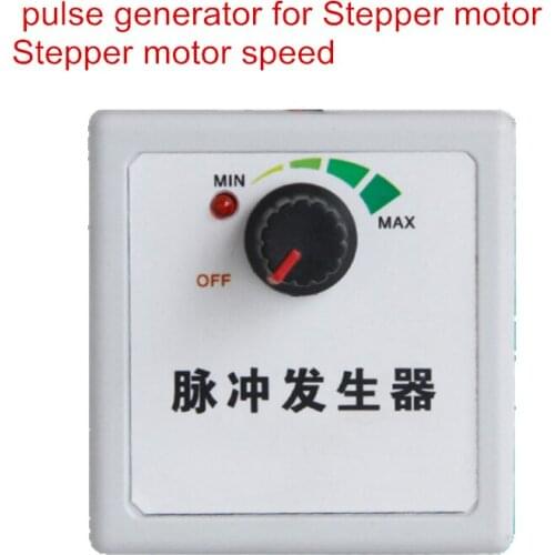 Stepper motor speed pulse generator and pulse speed governor