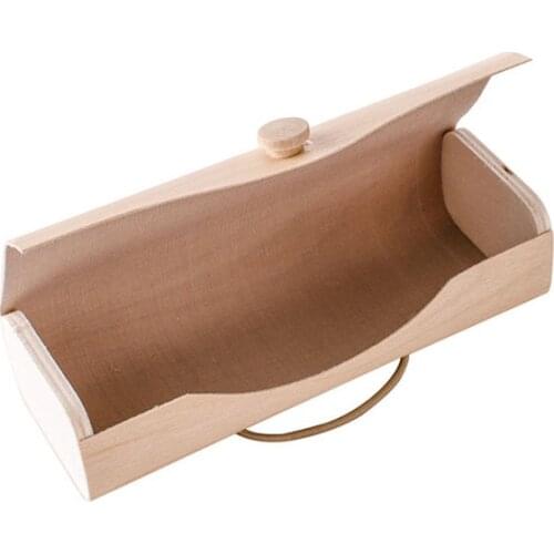 Hot Wood Case SunGlasses Case Vintage Sun Glasses Eyeglasses Holder Retro Box Bag Cases Eyewear Accessories Clam Shell Protecto