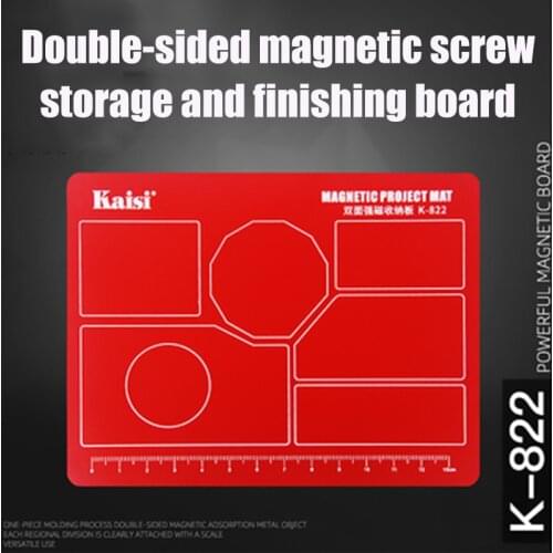 Magnetic Storage Mat Metal Tweezers Screw Storage Desk Mat Maintenance Platform For BGA Soldering Repair Station Repair Tools