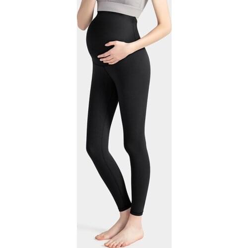 Pregnancy Mama Clothing Womens Maternity Yoga Pants for Women with Pockets High Waisted Workout Pants for Women Leggings