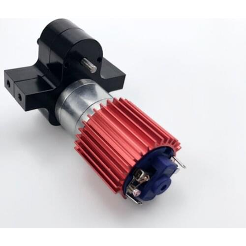 Premium New 370 Brushed Motor+Alloy Heat Sink Gear Box Set for WPL Henglong C14 C24 B14 B24 B16 B36 4X4 6X6 Upgraded Parts