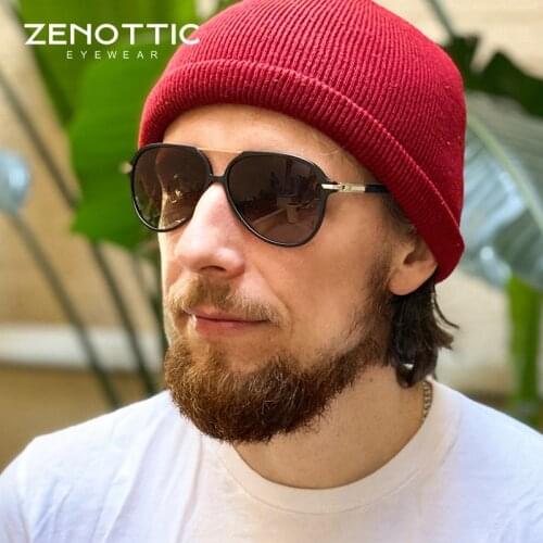 ZENOTTIC Vintage Polarized Sunglasses Classic Brand Pilot Sun Glasses Anti-Glare UV400 Lens Driving Shades Eyewear for Men/Women