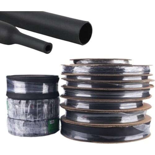 2:1 Black 1 2 3 5 6 8 10mm Diameter Heat Shrink Heatshrink Tubing Tube Sleeving Wrap Wire Sell DIY Connector Repair