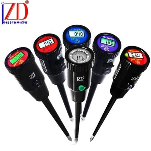 High accuracy soil fertility NPK pH EC Temp and humidity sensor tester