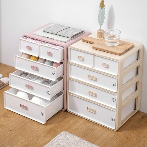 Underwear storage box, socks and panties, drawer type compartments, three-in-one storage box, 3-layer/4-layer wardrobe storage