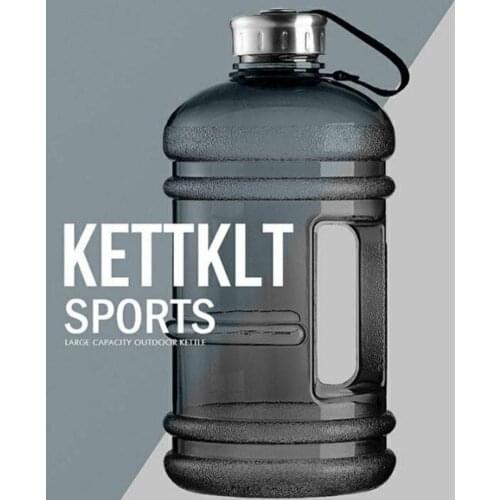 2.2L Portable Large Capacity Water Bottle Outdoor Fitness Running Training Plastic Sports Bottle