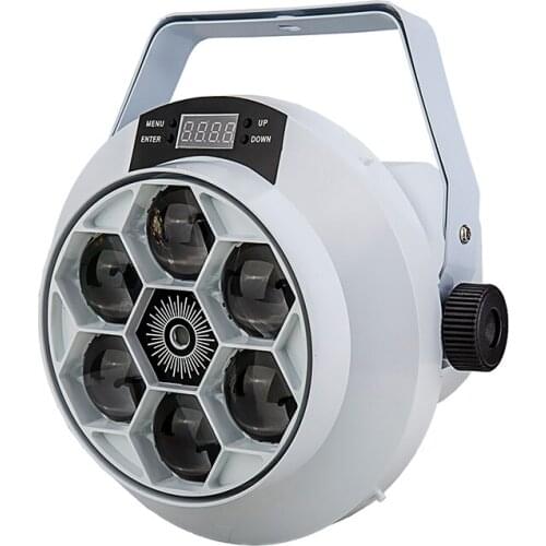 Disco Led Bee Beam Laser DJ Light 6X12W RGBW Bee Eye Moving Head With Laser Mini Led Stage Lighting High Bright