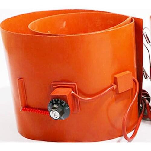 Electric Oil Drum Silicone Heating Belt Silicone Band Drum Heater DIY Silicone Rubber Heater Oil Gas Tank Metal Barrel Heater