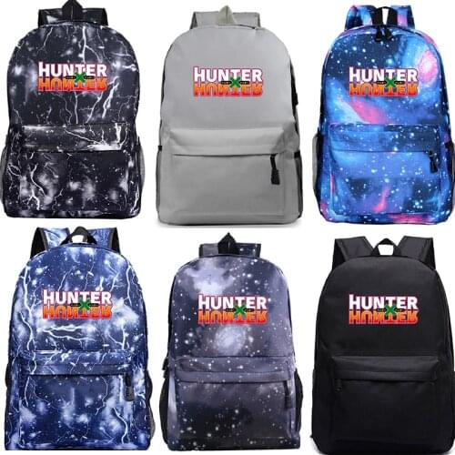 Hot Sale HUNTER X HUNTER Teens Students School Book Backpack New Pattern Laptop Mochila Men Women Boys Girls Daily Rucksack