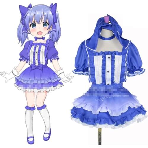Hololive VTuber Music MIX UP!! Yuuki Chihiro Cosplay Costume Women Halloween