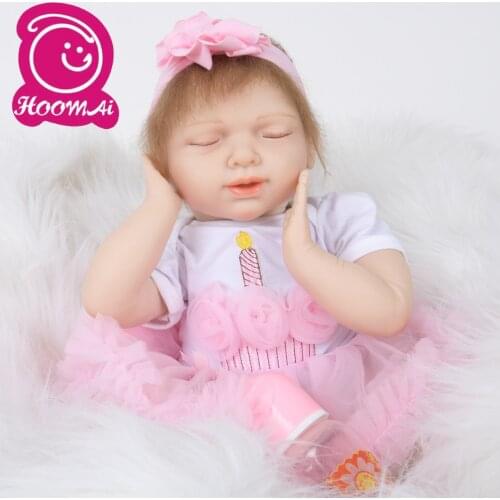 Collection Bebe Reborn With Cloth Body 55 Cm Reborn Doll Baby Simulation Doll Play House Toys Cute Doll Reborn Boy Babies