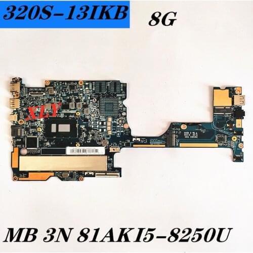 For Lenovo Ideapad 320s-13IKB Notebook motherboard 81AK SR3LA: I5-8250U RAM:8GB FRU 5B20P57094 Test shipment
