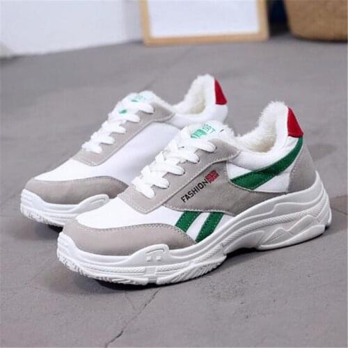 New autumn and winter ladies low to help casual fashion breathable comfortable non-slip wearable lightweight warm lovers shoes