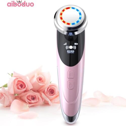 Skin Rejuvenation EMS & Radio Mesotherapy Beauty Instrument LED Photon Warm Lifting Eye Care Remover Wrinkle Skin Care Products