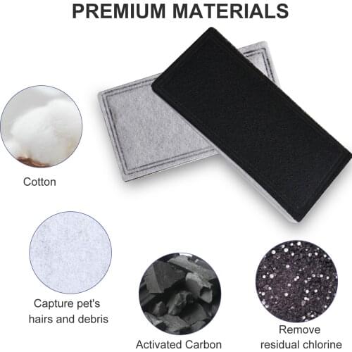 Compatible with DrinkWell Original 12PCS Replacement Filters Pet Replacement Carbon Filters Water Fountain Filters Fresh Water