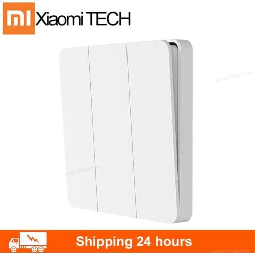 Original new Xiaomi Mijia smart switch wall switch single / double open dual control switch 2 mode switch smart light switch