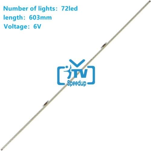 1PCS 100% NEW LED backlight strip for TCL L48A7 L48F3600A-3D TV ShineOn 2D00600 Rev. C 67-H67700-0A0