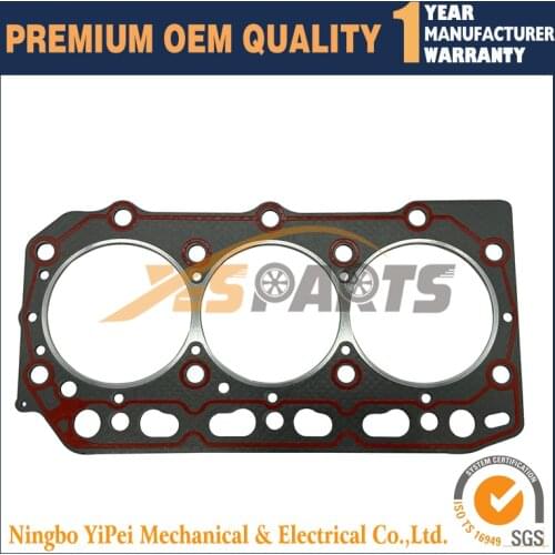 Head Gasket for Yanmar 3TNE88 Min-Excavator Forklift Engine 129001-01340
